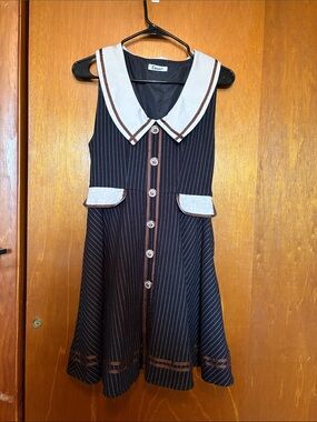 Pinstripe dress